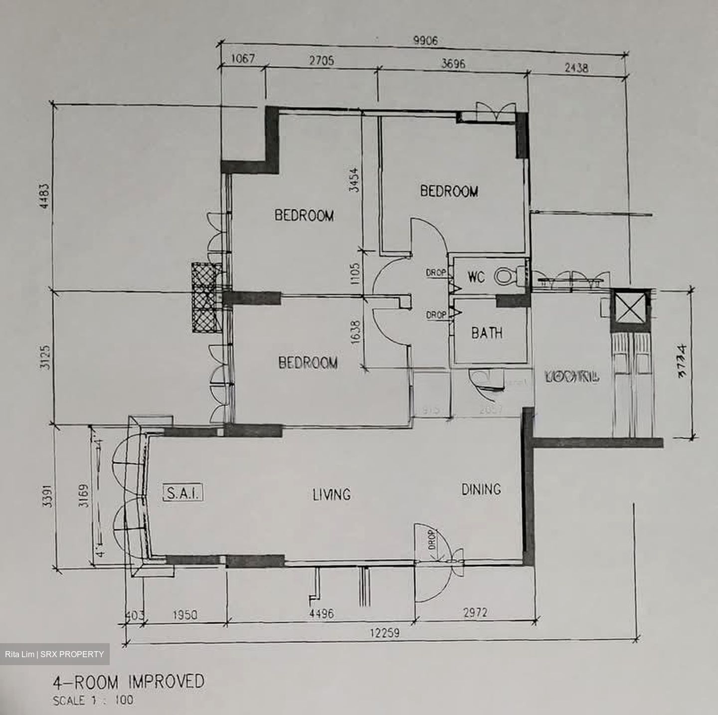 Blk 100 Whampoa View (Toa Payoh), HDB 4 Rooms #596364111